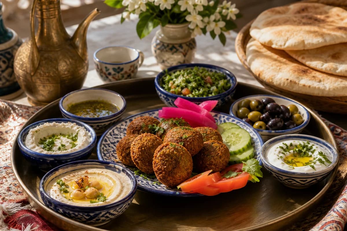صينية فلافل